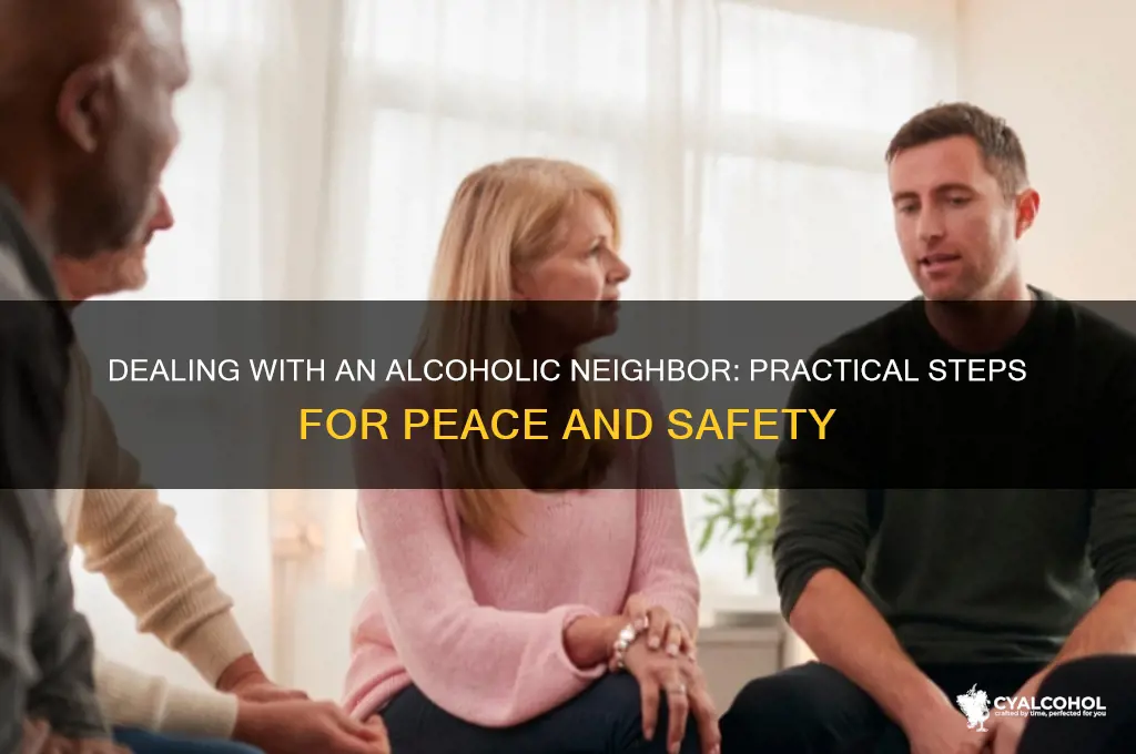 what to do about alcoholic neighbor