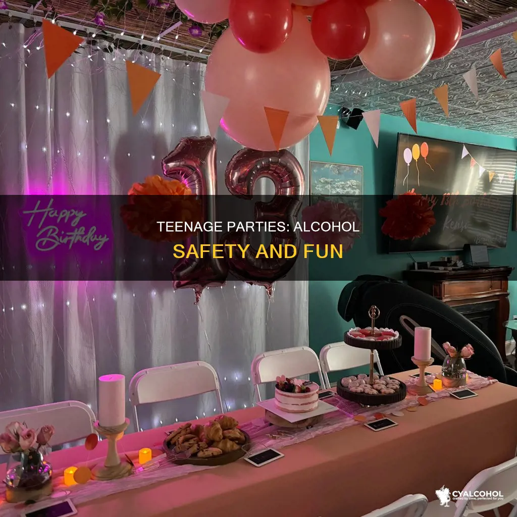 what to do at a teenage party with alcohol