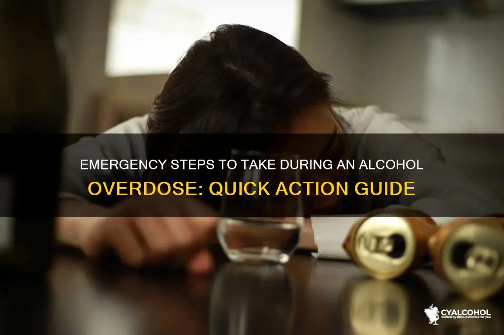 what to do for alcohol overdose