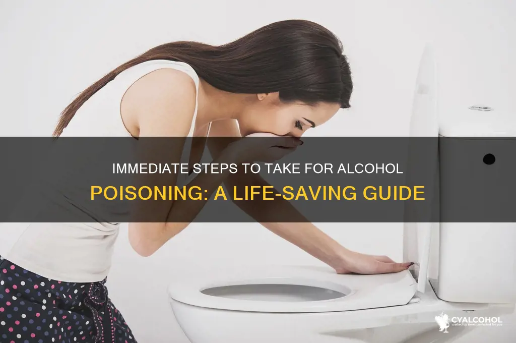 what to do for alcohol poising