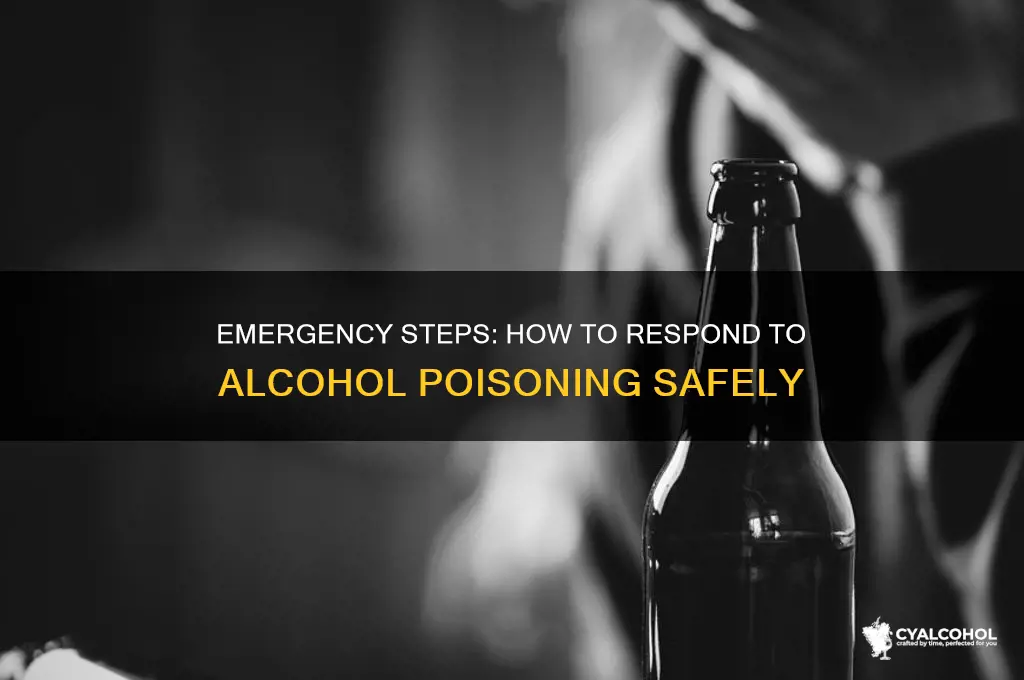 what to do for alcohol poisioning
