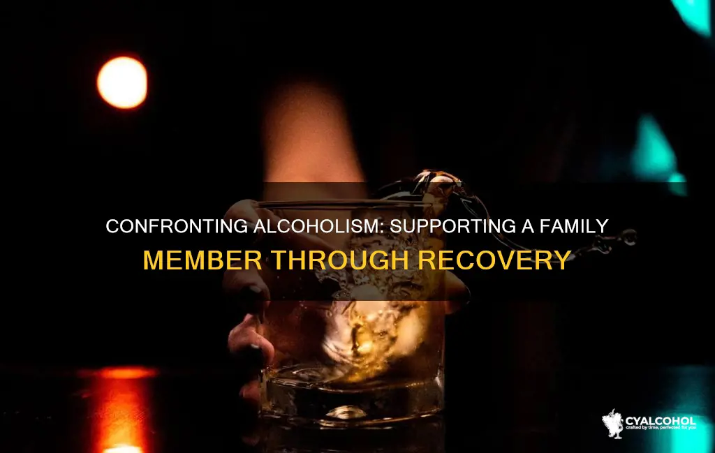 what to do if a family member is an alcoholic