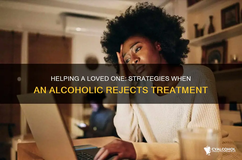 what to do if an alcoholic refuses treatment
