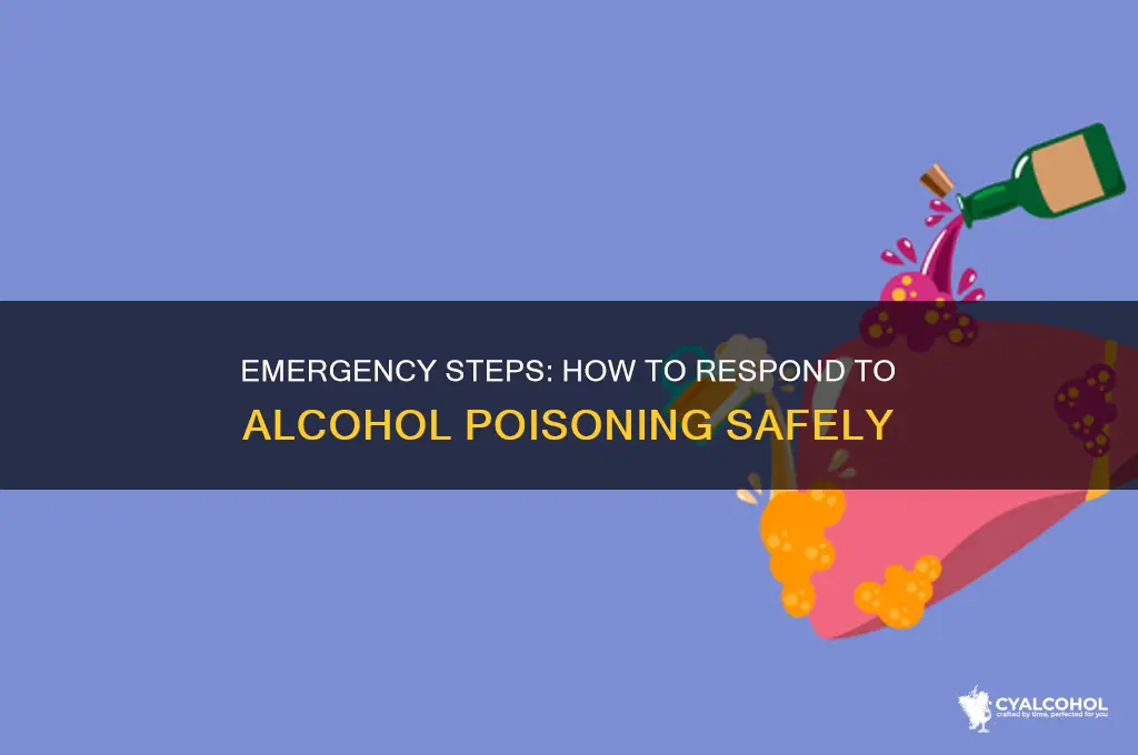 what to do if someone has alcohol posioning