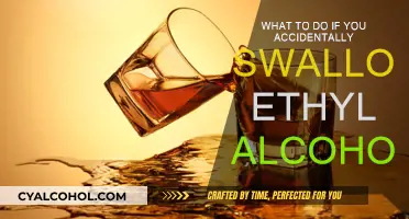 Immediate Action Plan: Swallowing Ethyl Alcohol