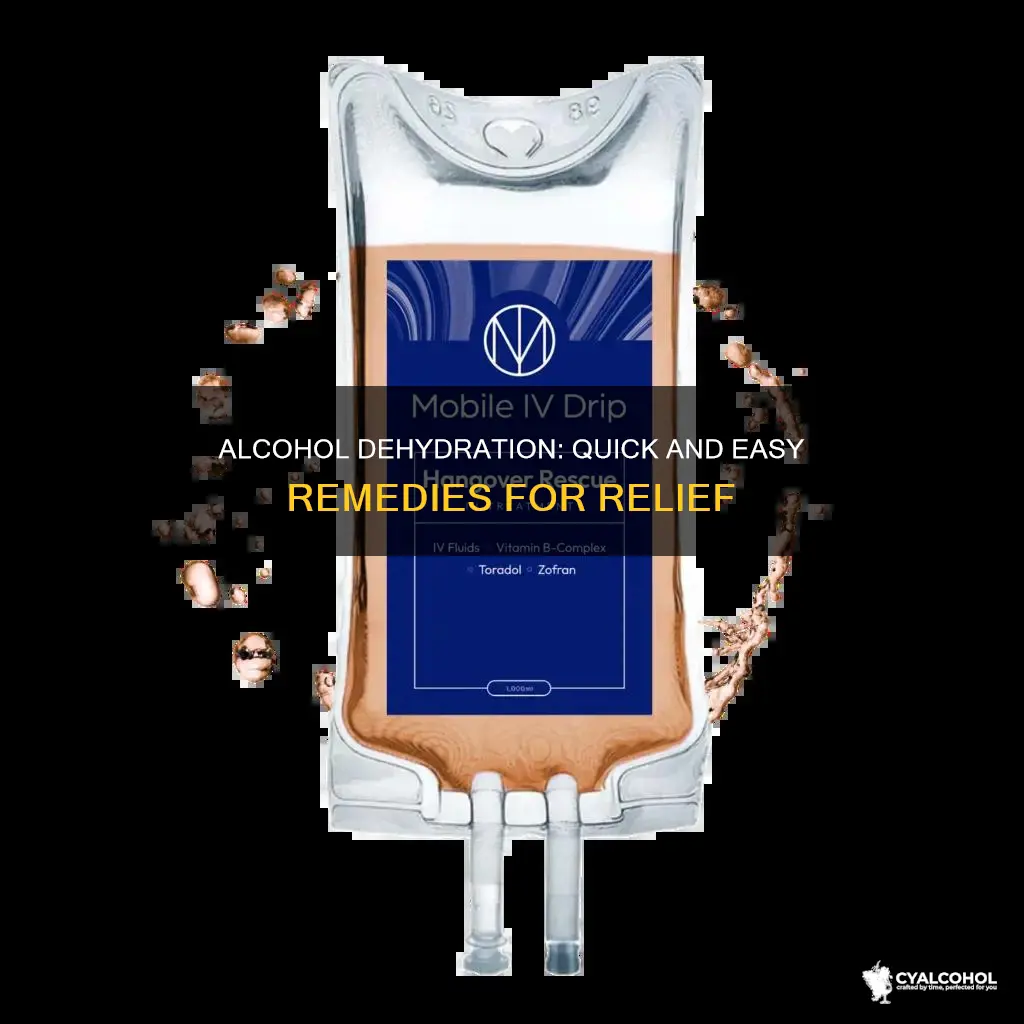 what to do if you are dehydrated from alcohol