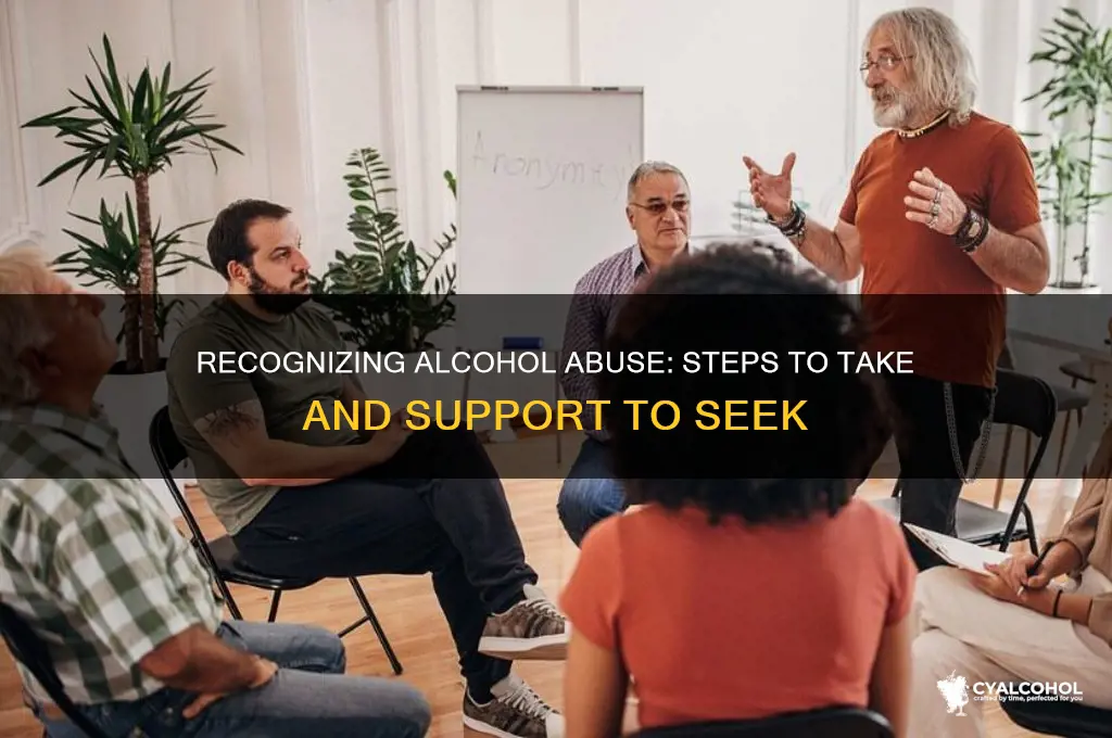 what to do if you suspect alcohol abuse