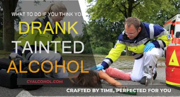Drank Tainted Alcohol? Here's What to Do