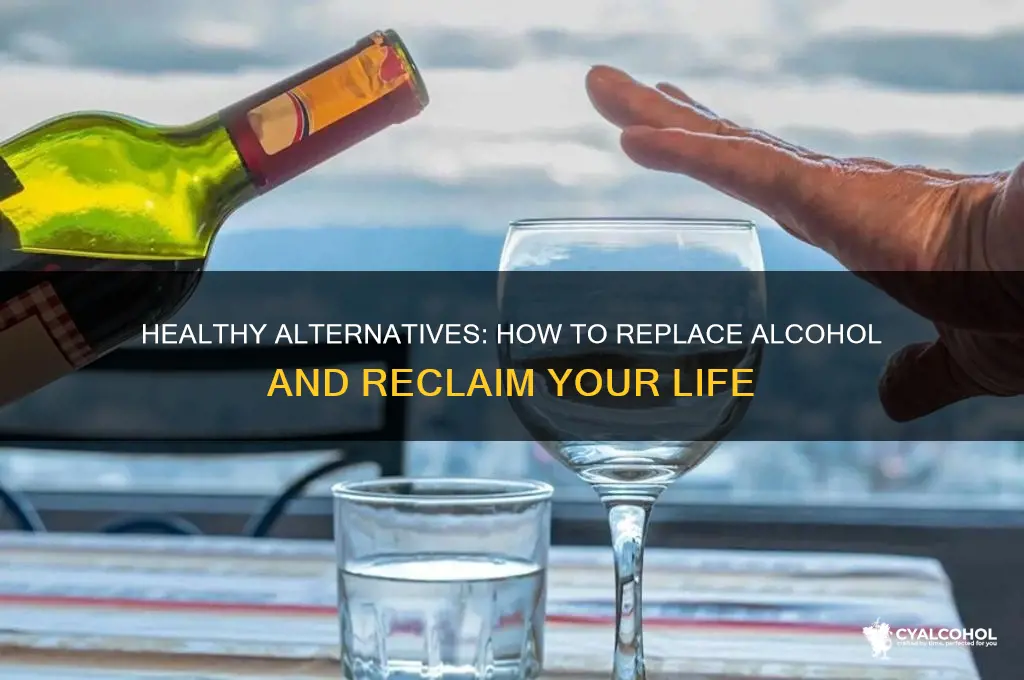 what to do to replace alcohol