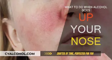 Avoiding the Burn: Alcohol up Your Nose?