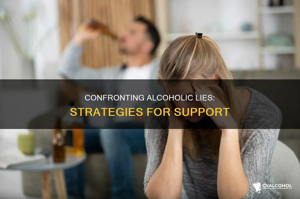 what to do when an alcoholic lies to you