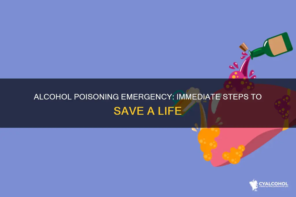 what to do when someone is alcohol poisoned