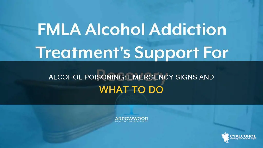 what to do when you have alcohol poisoning symptoms