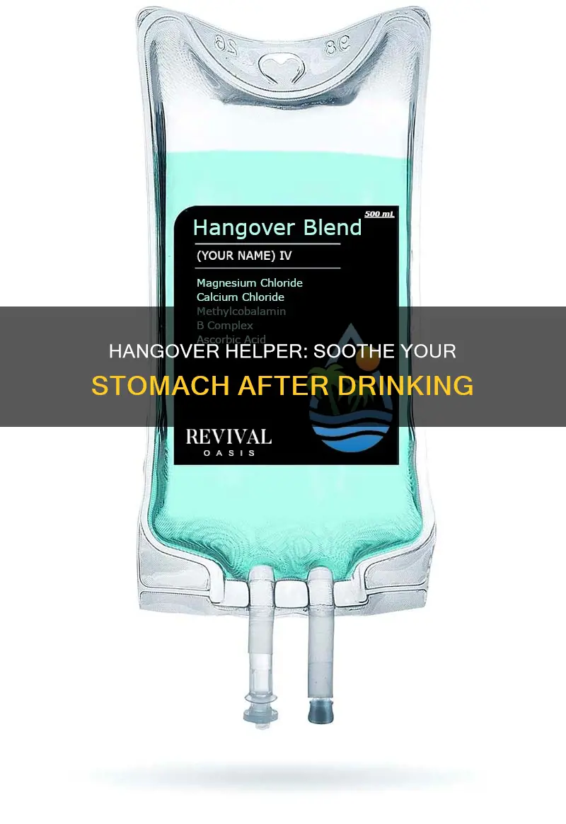 what to do when your stomach hurts from alcohol