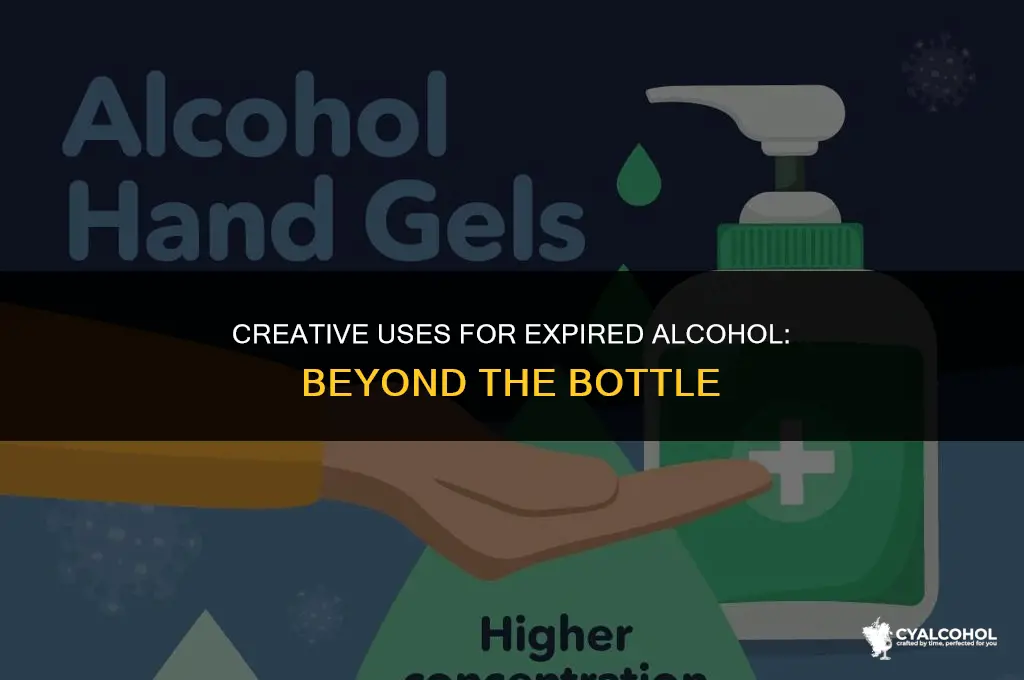 what to do with expired alcohol