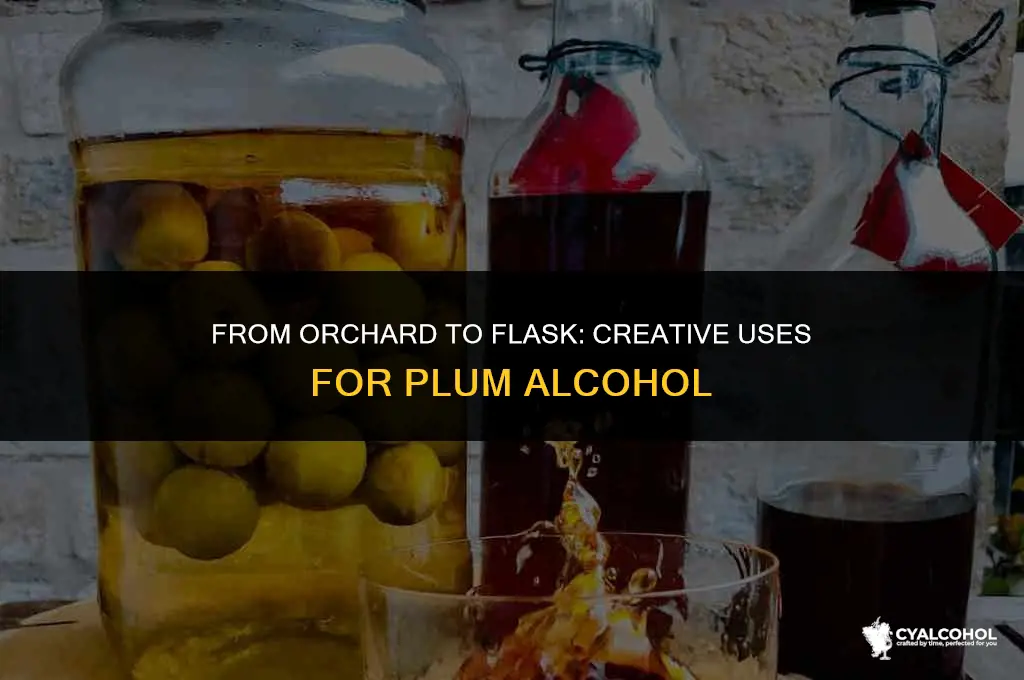 what to do with plums alcohol
