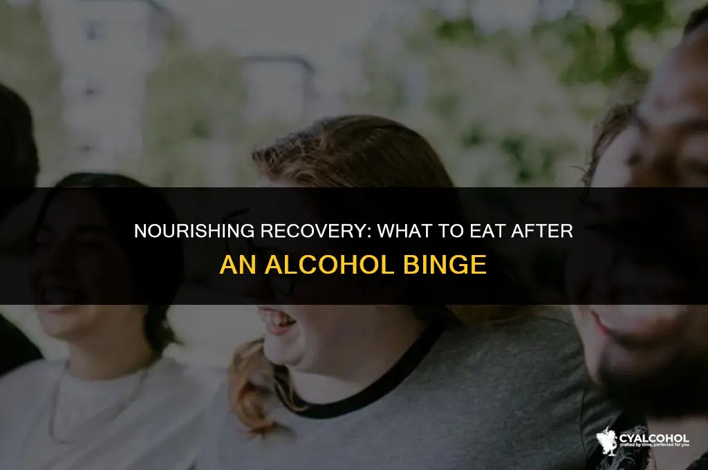 what to eat after alcohol binge