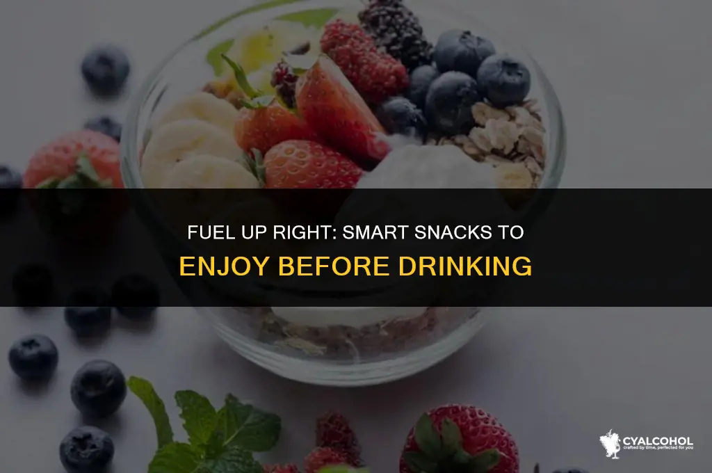 what to eat before alcohol consumption