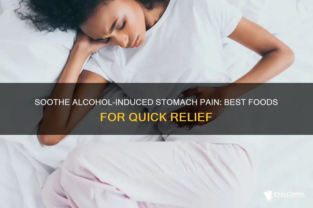 what to eat when stomach hurts from alcohol