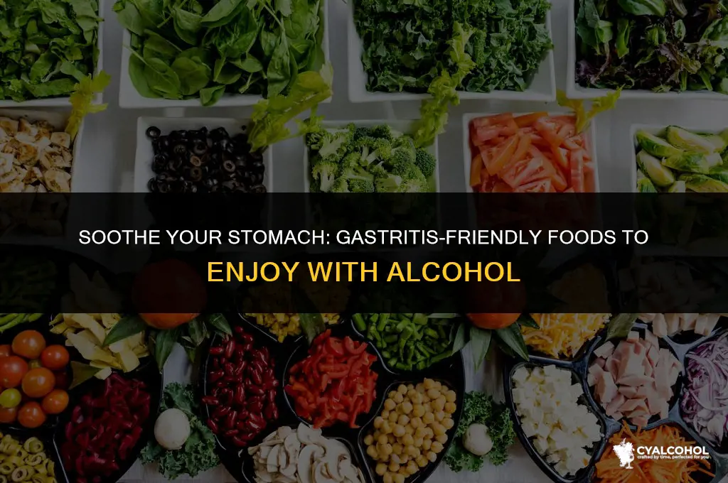 what to eat with alcohol gastritis