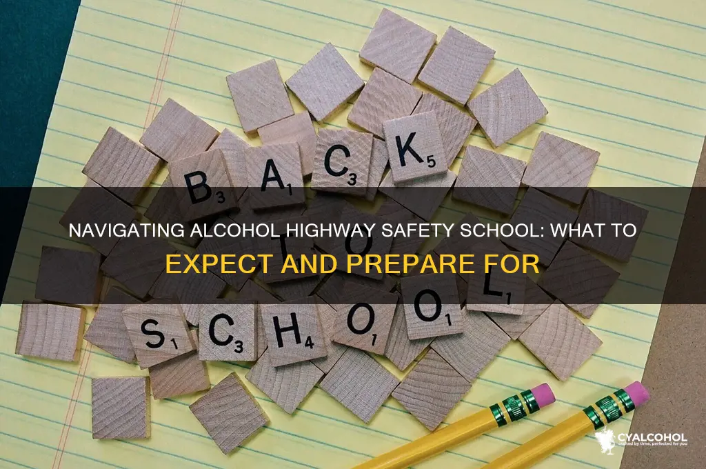 what to expect at alcohol highway safety school