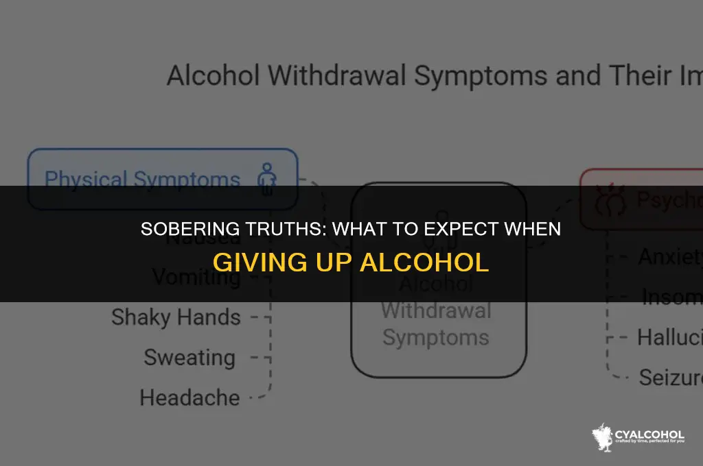 what to expect giving up alcohol