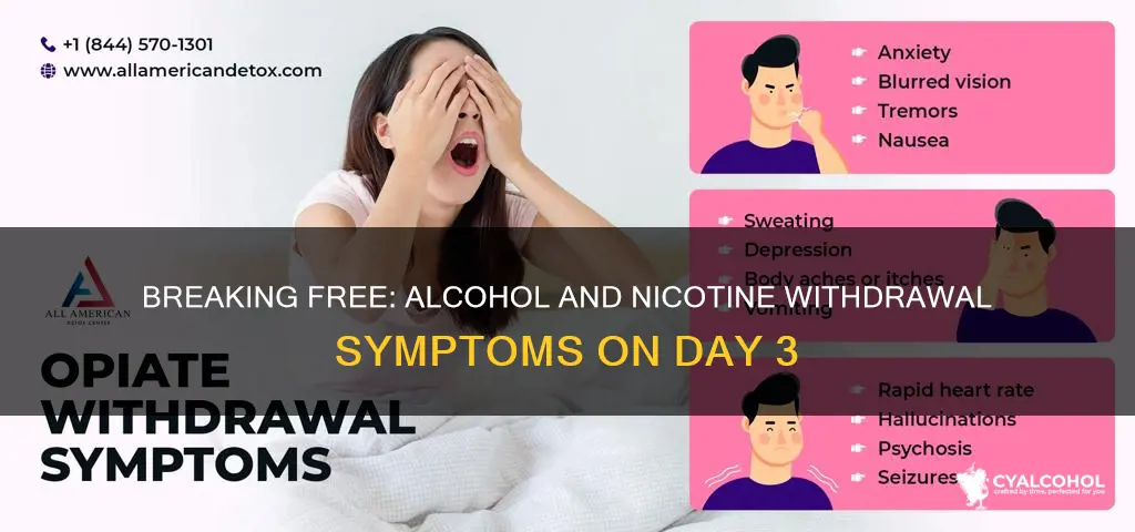 what to expect on day 3 no alcohol or nicotine