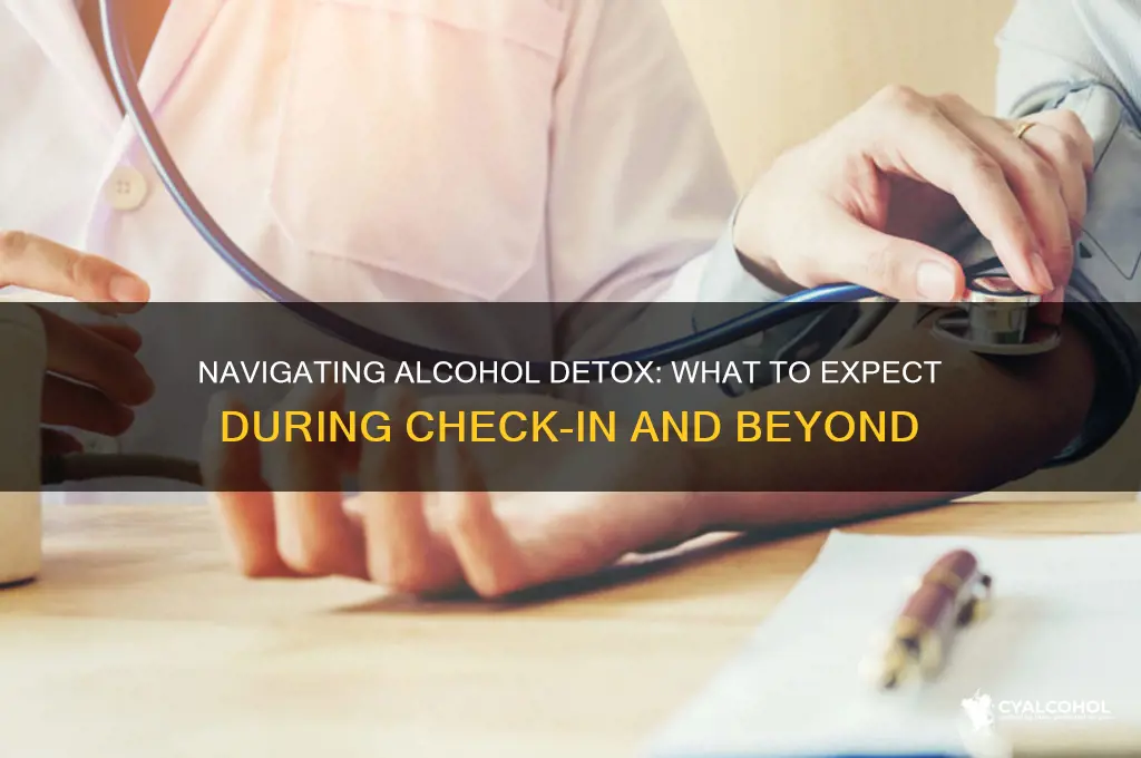 what to expect when checking into detox alcohol