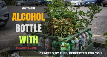 Creative Reuses: What to Fill Empty Alcohol Bottles With