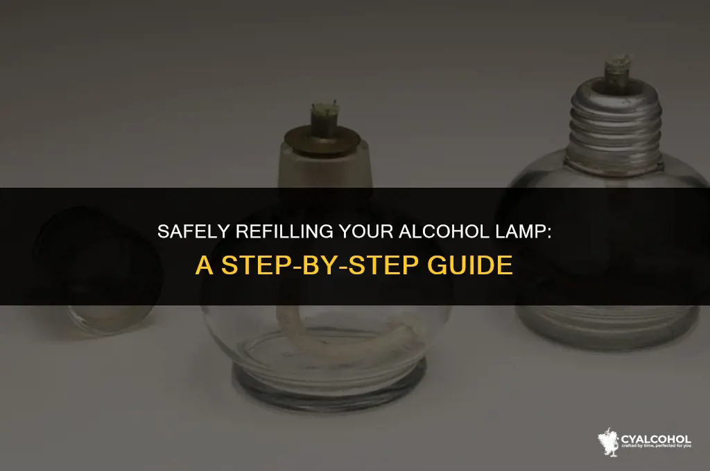 what to fill alcohol lamp with