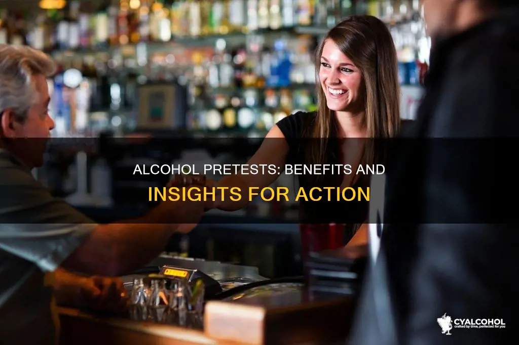 what to gain from doing a pretest on alcohol consumption