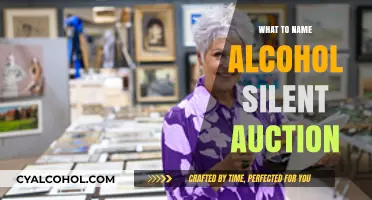 Creative Libations: Unique Names for Your Silent Auction Alcohol