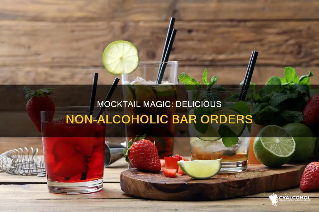 what to order at a bar that is non alcoholic