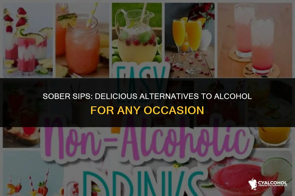what to order instead of alcohol