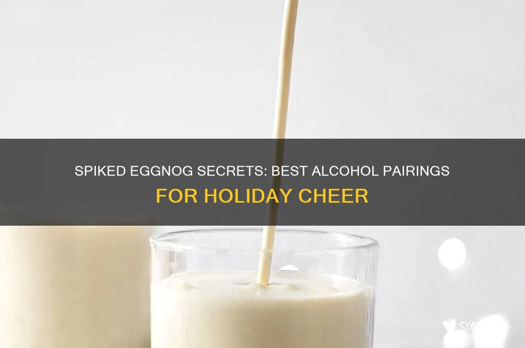 what to put in eggnog alcohol