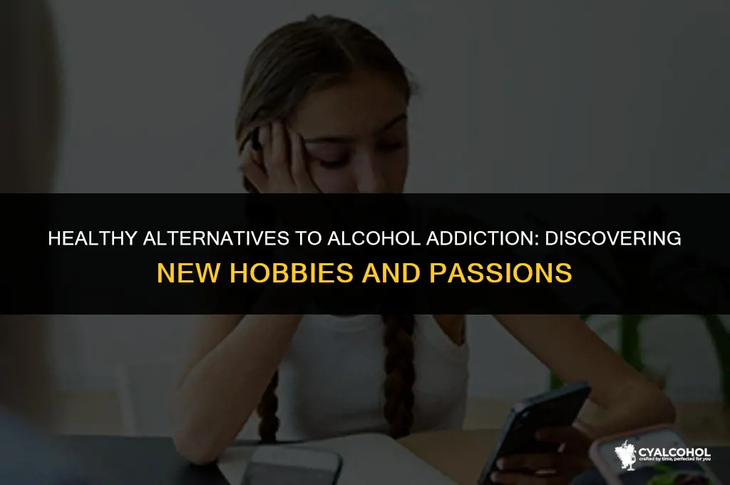 what to replace alcohol addiction with