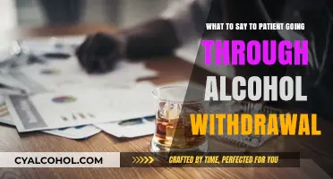 Helping Hands: Alcohol Withdrawal Support