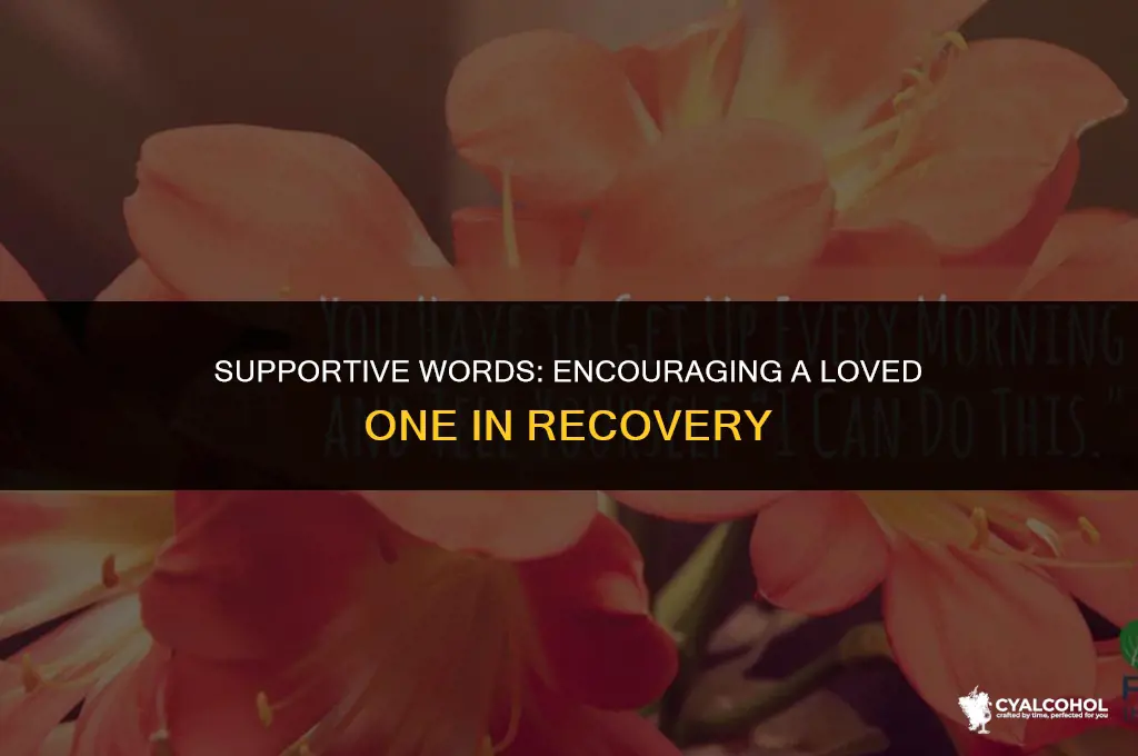 what to say to recovering alcoholic