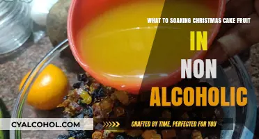 Soaking Christmas Cake Fruit: Non-Alcoholic Alternatives