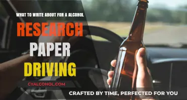 Alcohol and Driving: Risks, Research, and Prevention