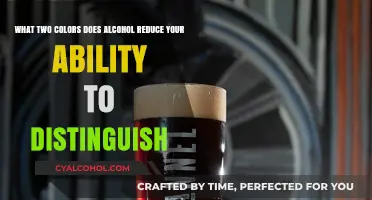Alcohol Impairs Ability to Distinguish These Two Colors