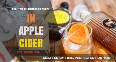 Apple Cider Alcohol: Choosing the Right Spirit