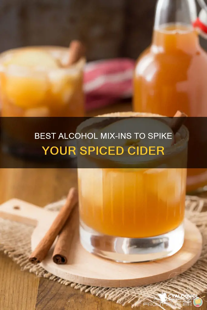 what type of alcohol do you put in spiced cider