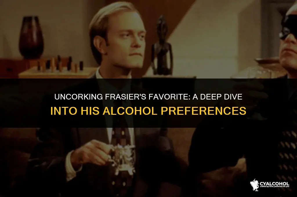 what type of alcohol does frazierdrink