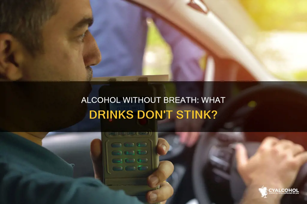 what type of alcohol doesn t smell on your breath