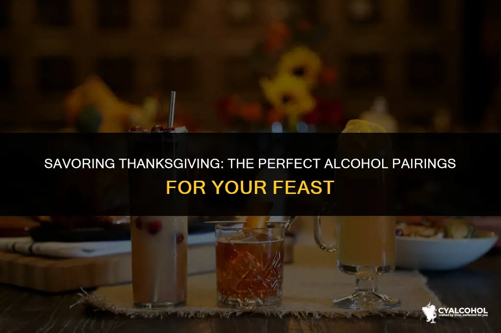 what type of alcohol for thanksgiving
