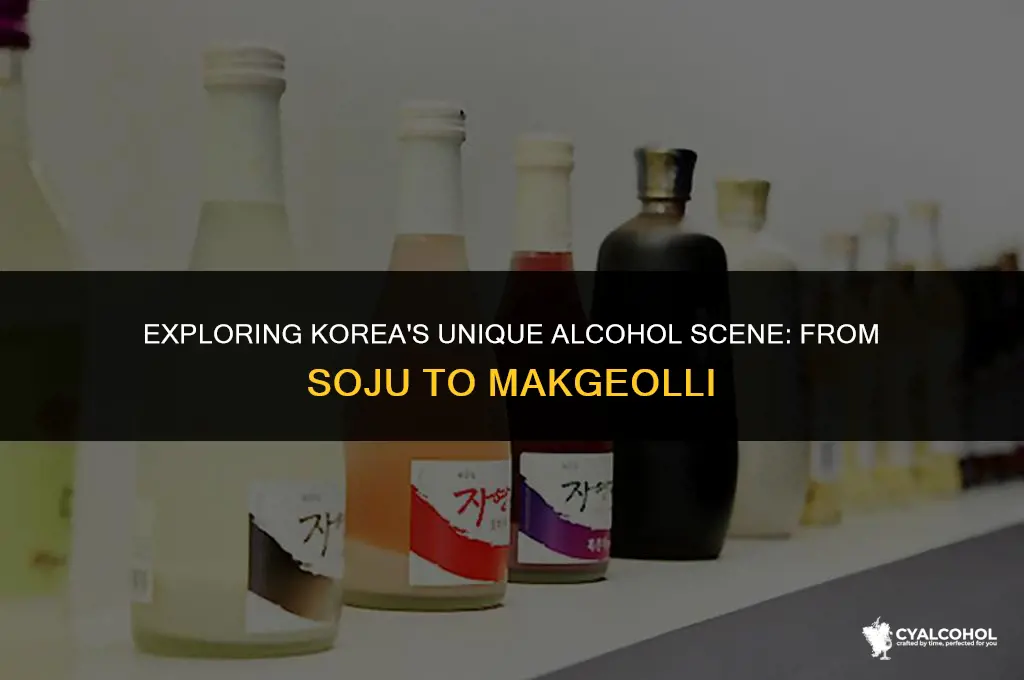 what type of alcohol in korea