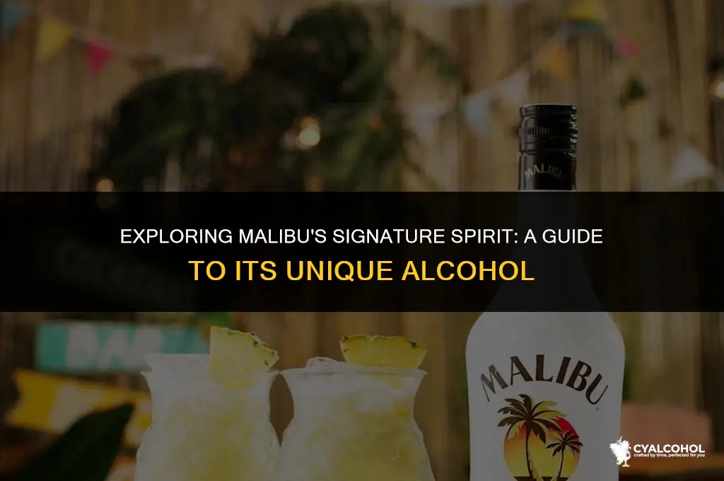 what type of alcohol in malibu