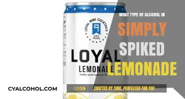 Simply Spiked Lemonade: Unveiling the Alcohol Base in This Refreshing Cocktail