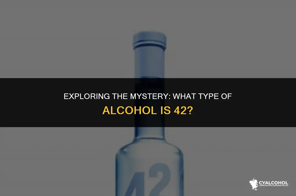 what type of alcohol is 42